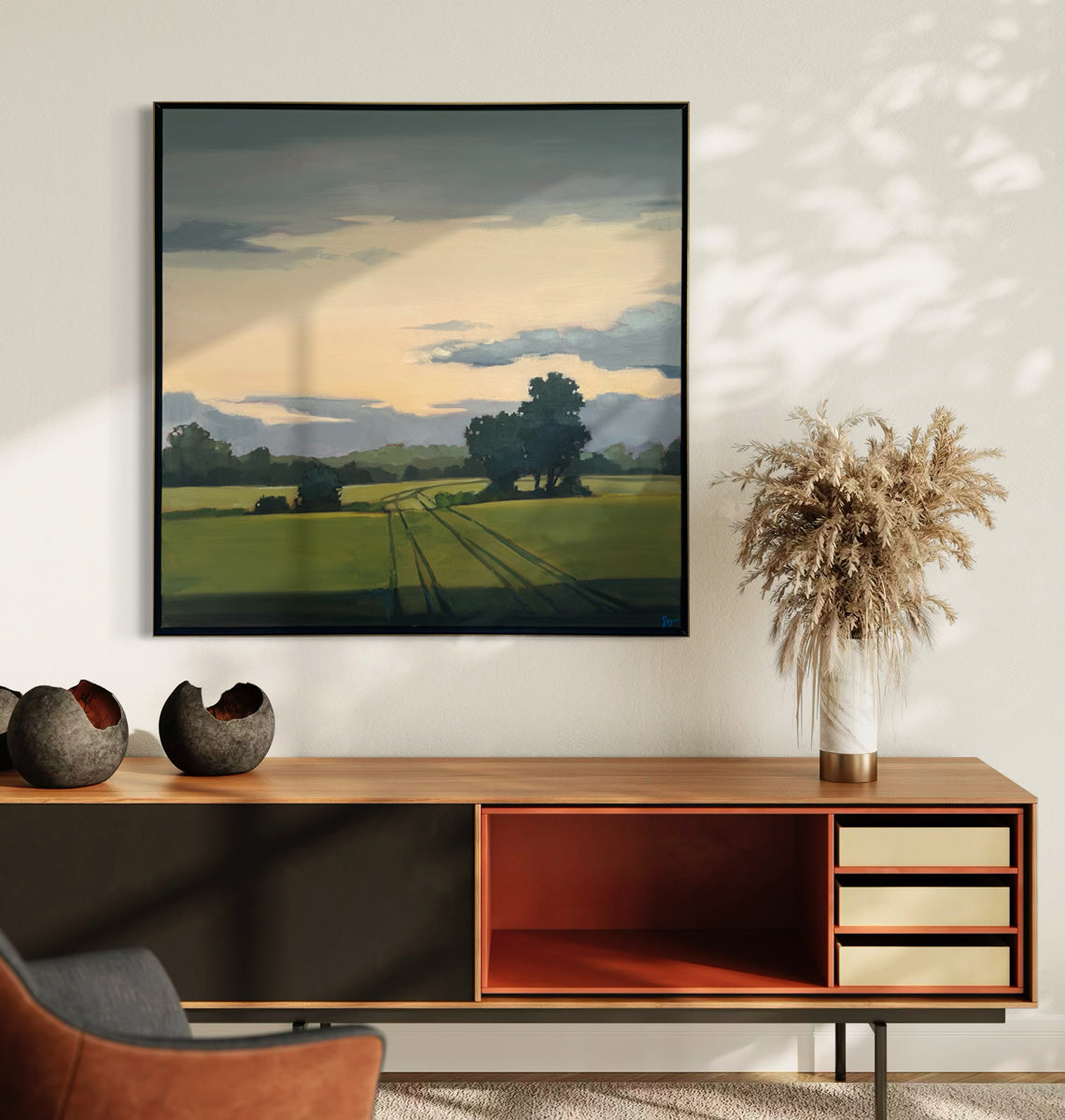 Green Track - Original Painting