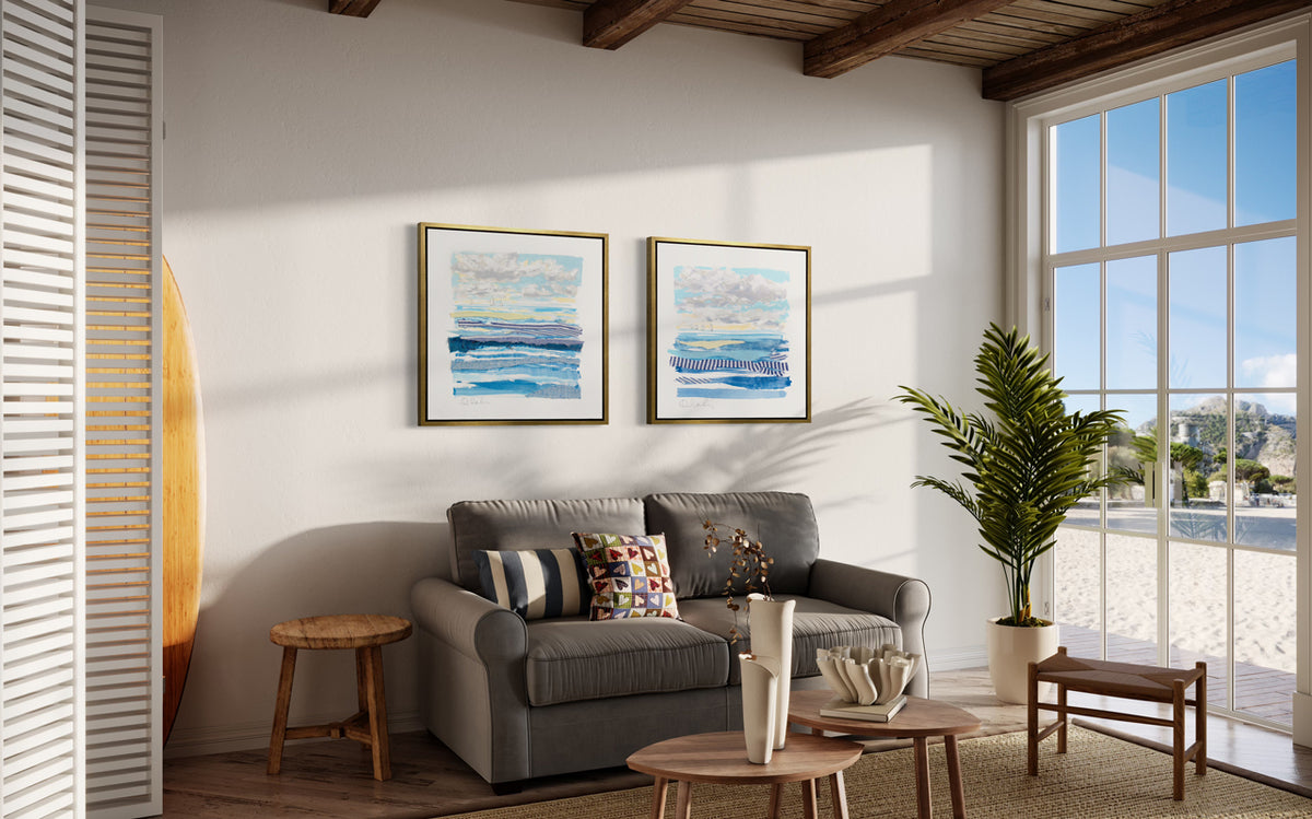 Atlantic Stripes 7 - Open Edition Canvas Print