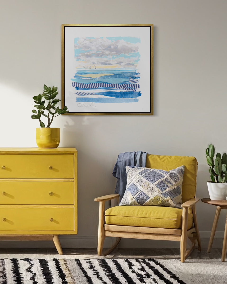 Atlantic Stripes 6 - Open Edition Canvas Print