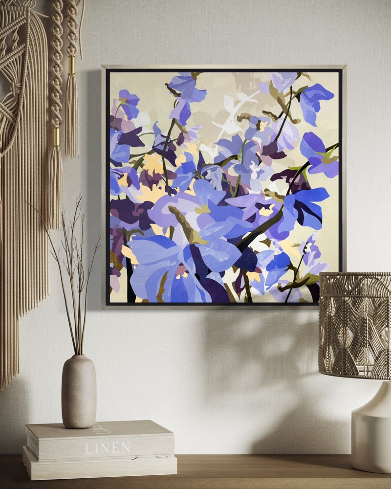 Blue Satin Sashes - Open Edition Canvas Print