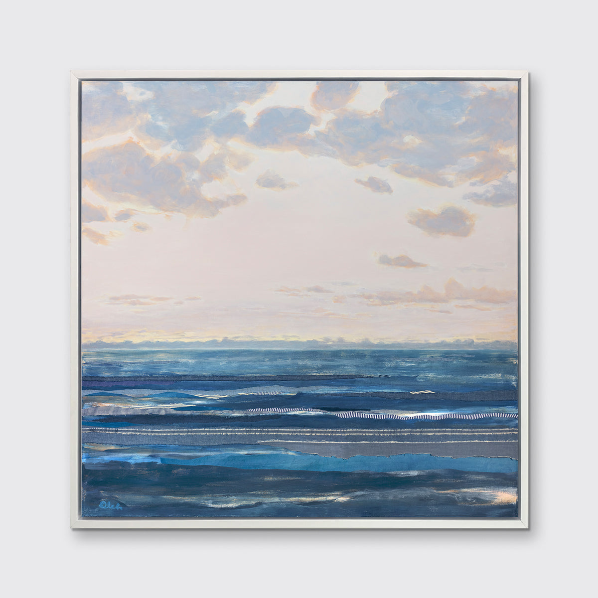 Chambray Sea 12 - Open Edition Canvas Print