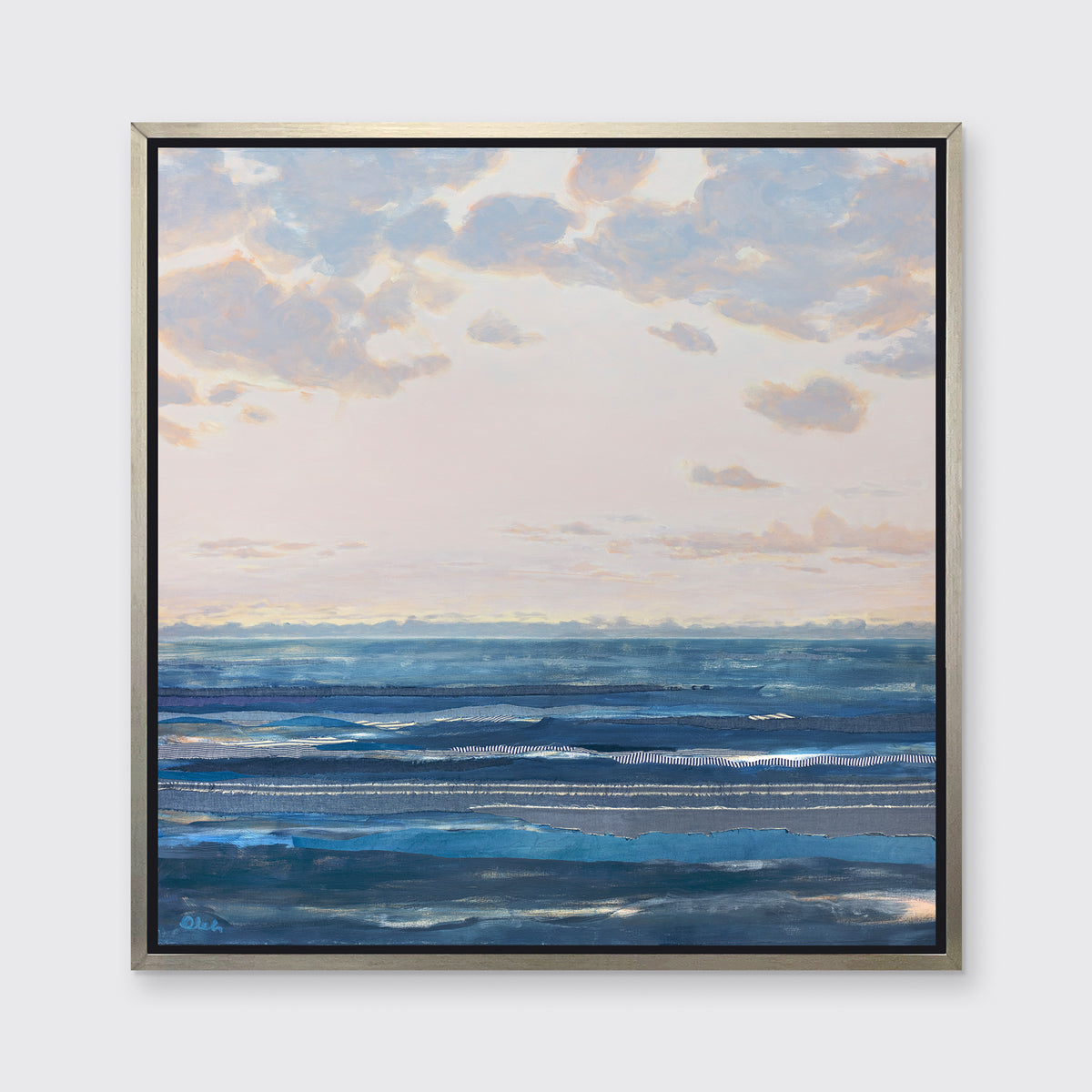 Chambray Sea 12 - Open Edition Canvas Print