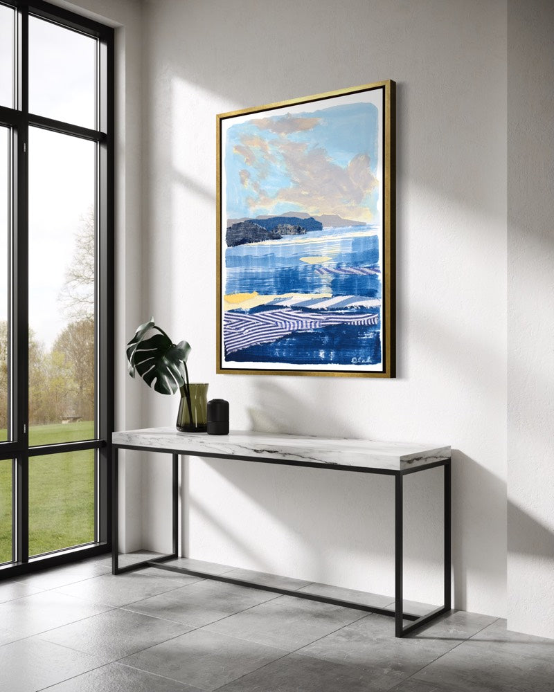 Chambray Surf 8 - Open Edition Canvas Print