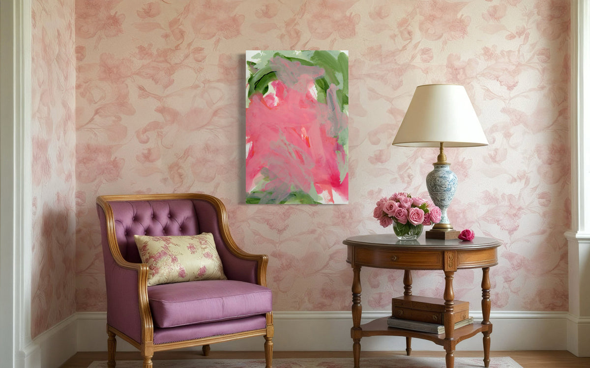 Climbing Roses - Open Edition Canvas Print