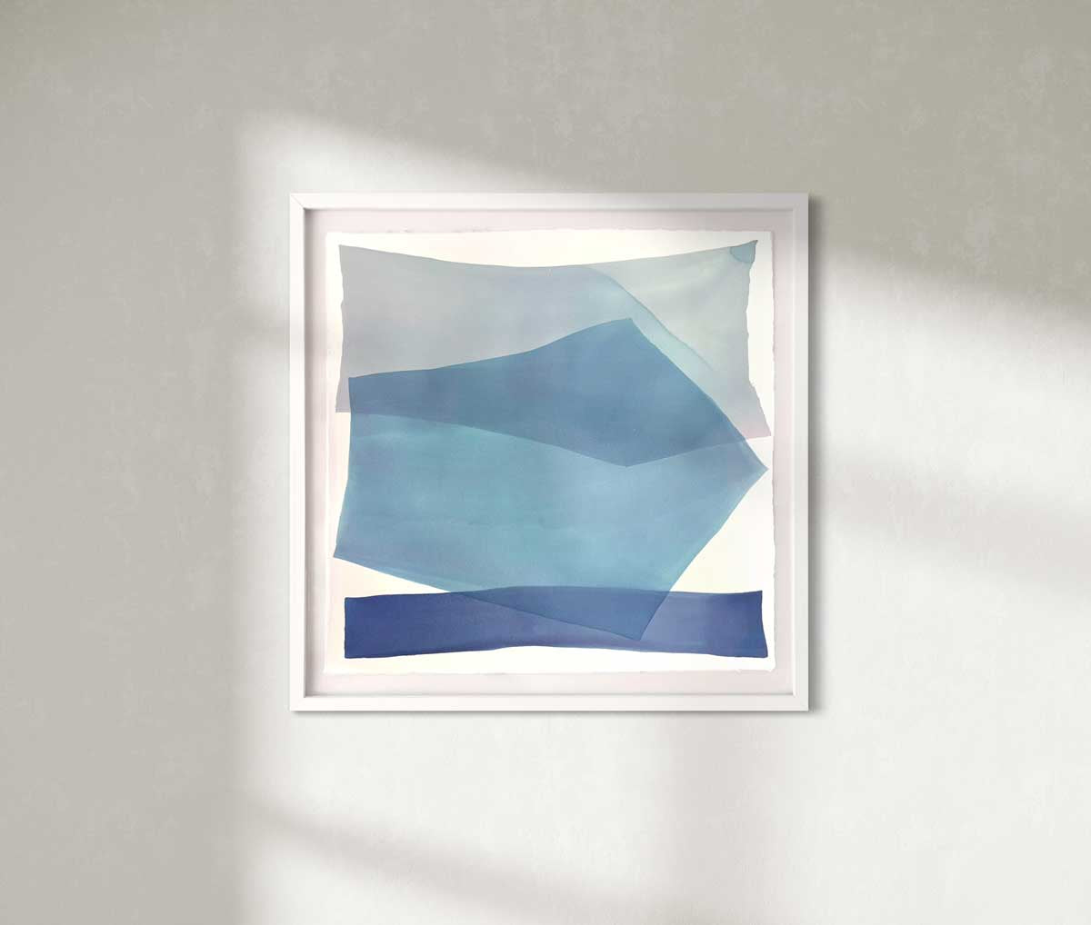 Cool Blues - Original Watercolor Painting