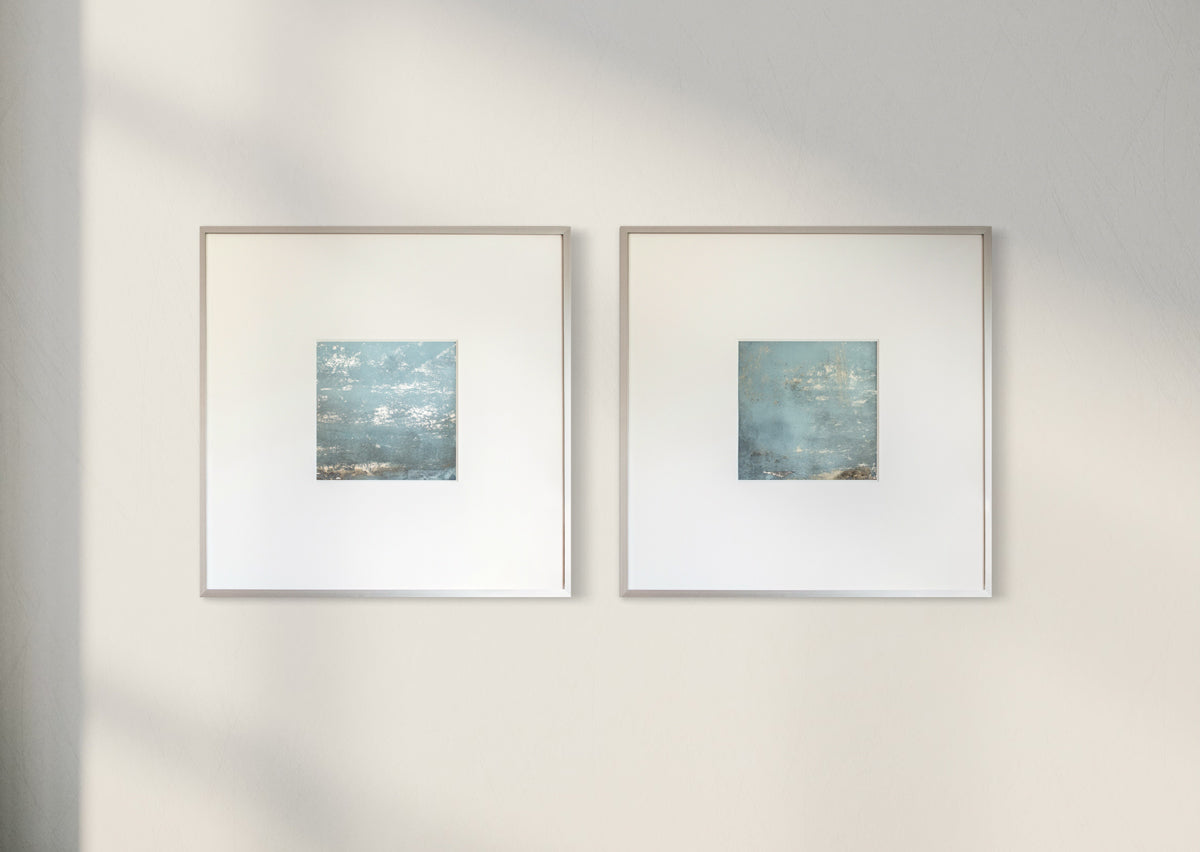 Distant Land #1 and #2 - Original Fine Art Mirrors *