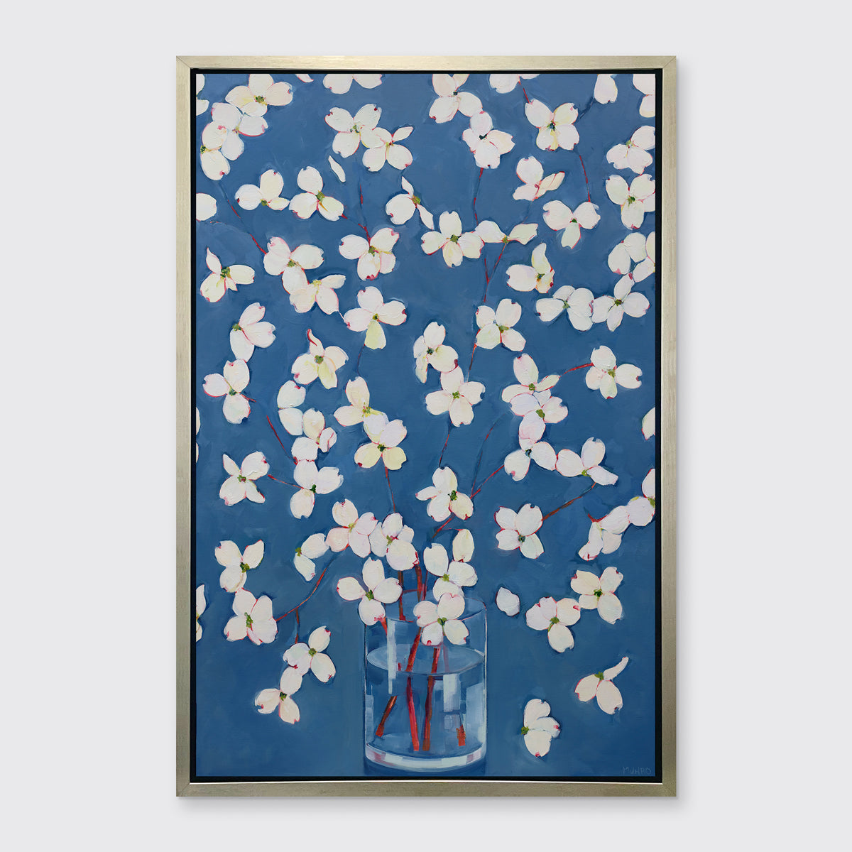 Dogwoods in Blue - Open Edition Canvas Print