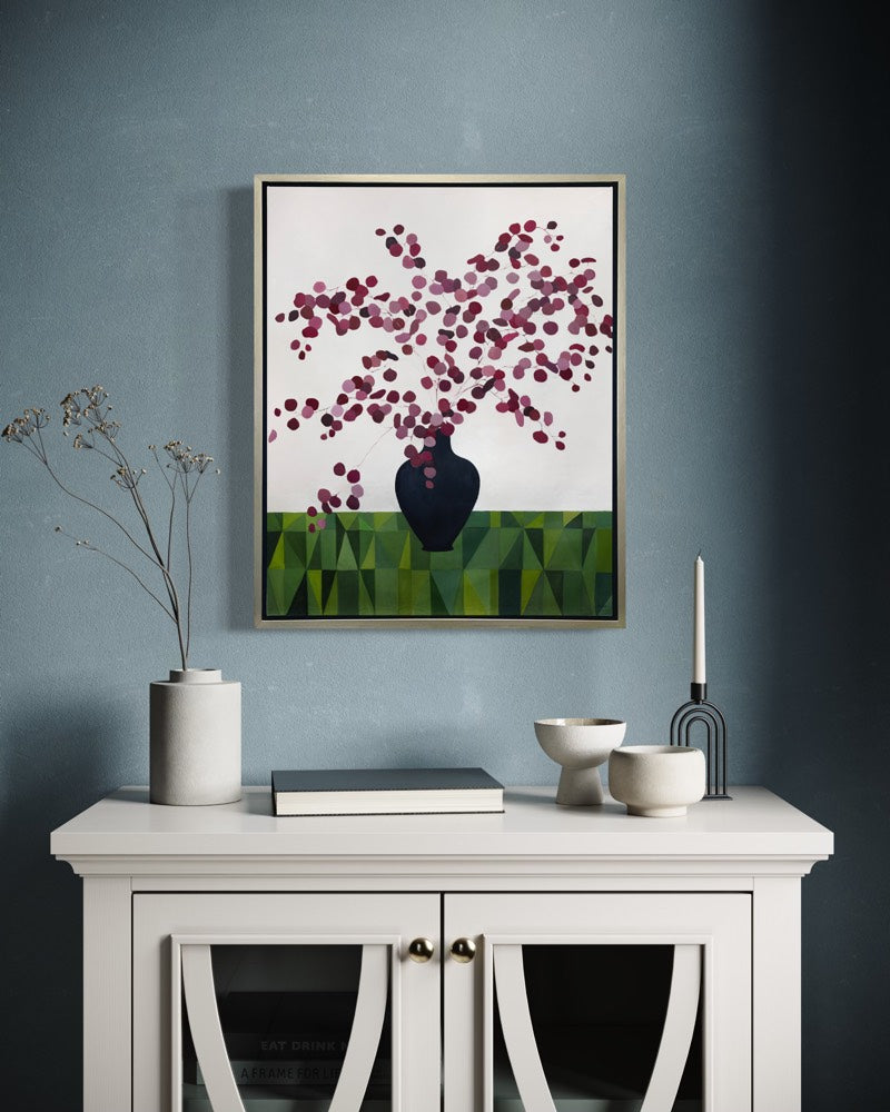 Green Quilt - Open Edition Canvas Print