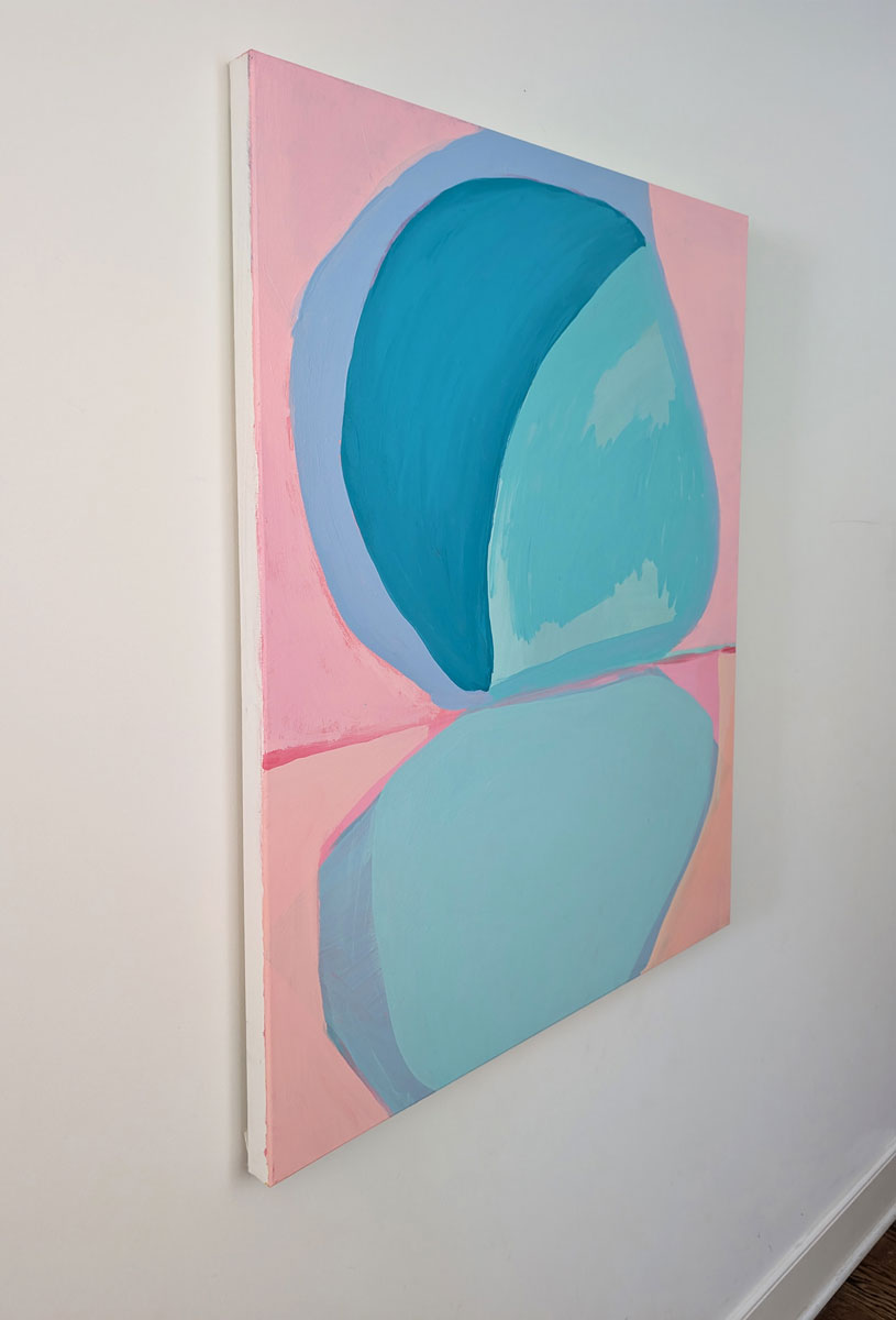 Blue (Golden) Ratio I - Original Painting *