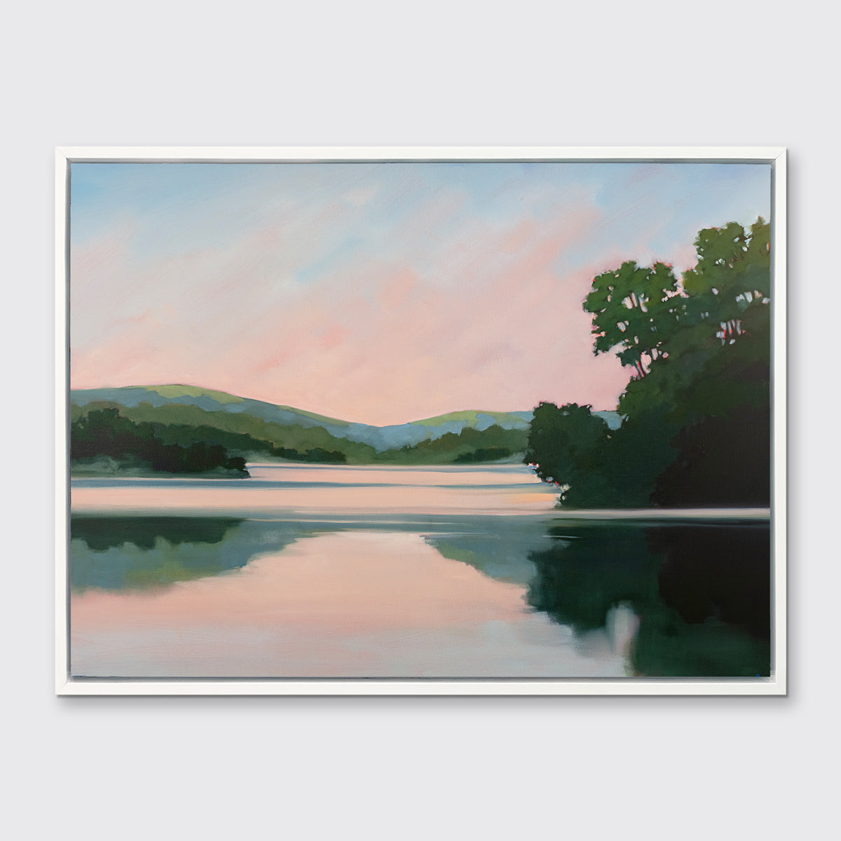 Mirrored Water - Open Edition Canvas Print