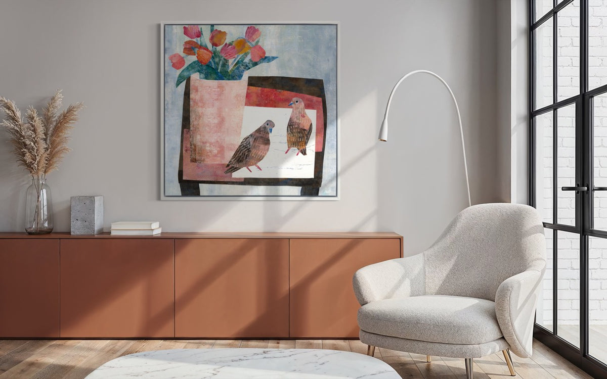Mourning Doves - Open Edition Canvas Print