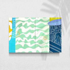 No Shoes. No Shirt. No Problems. (Diptych) *