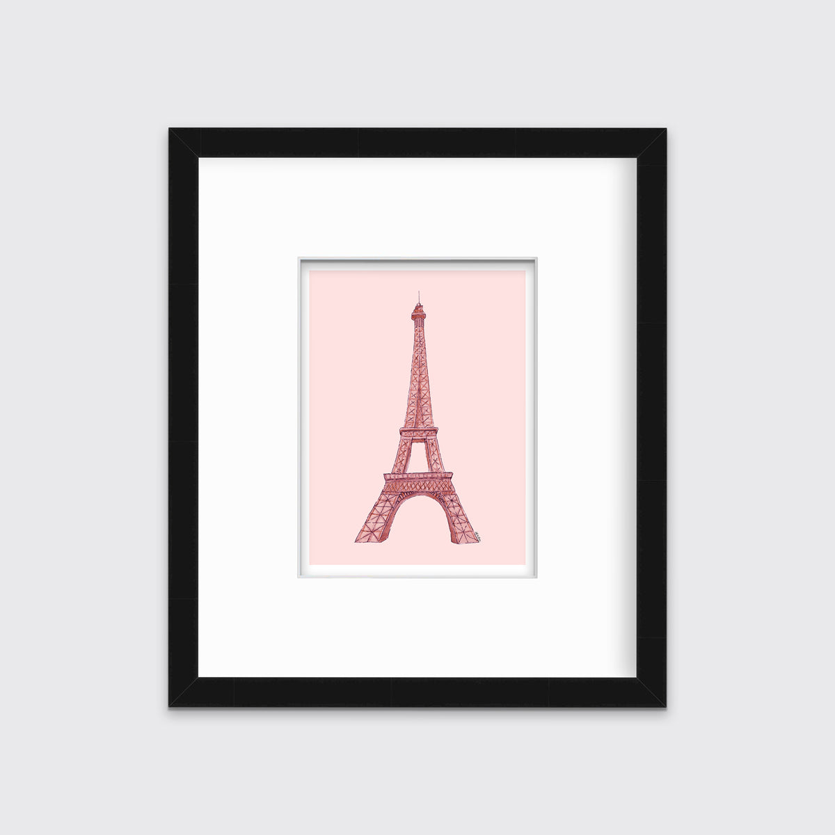 Pink Eiffel Tower - Open Edition Paper Print