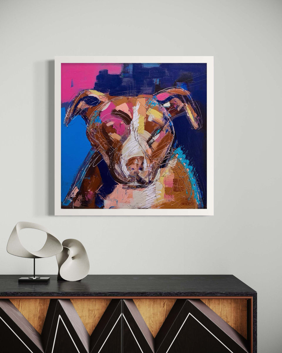 Pitbull 2 - Original Painting *