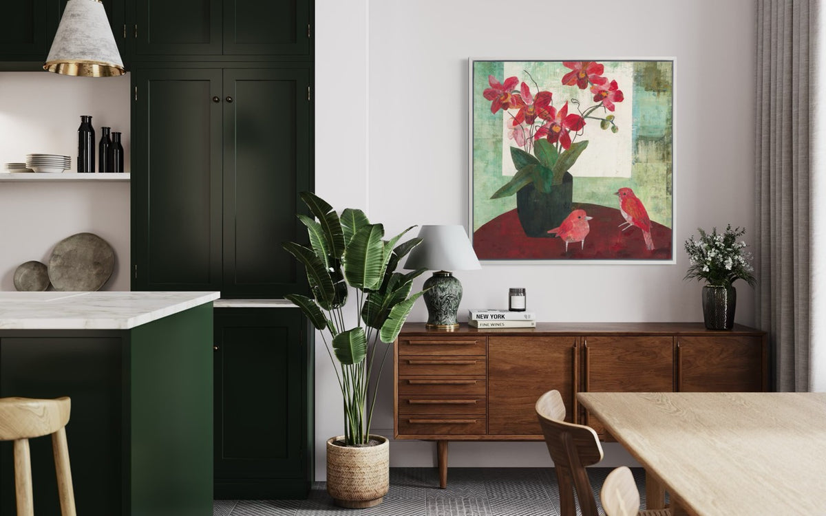 Red Orchid - Open Edition Canvas Print