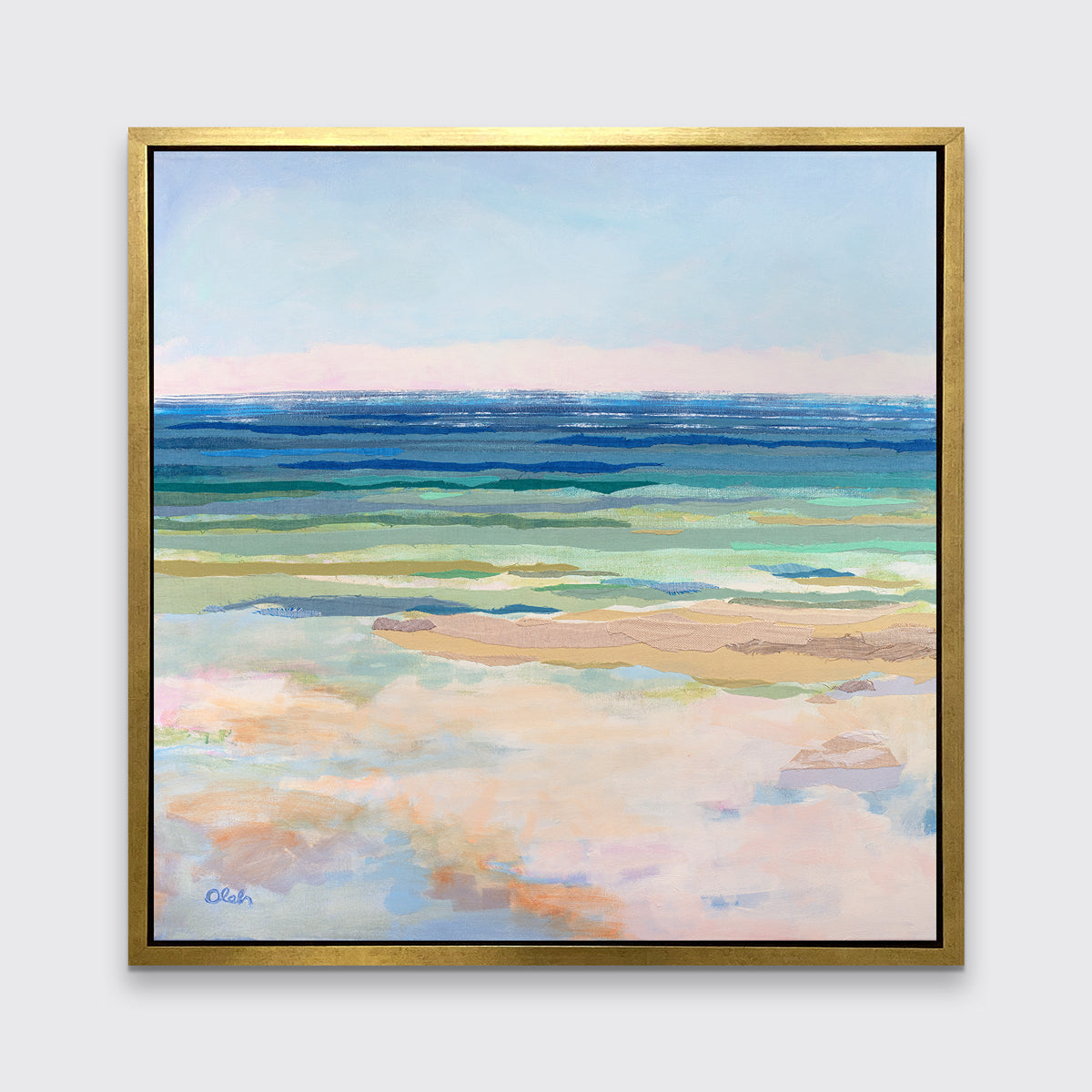 Seaglass Sea 2 - Open Edition Canvas Print