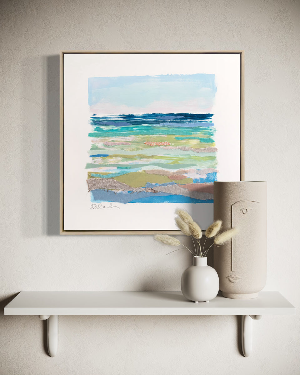 Seaglass Sea 3 - Open Edition Canvas Print