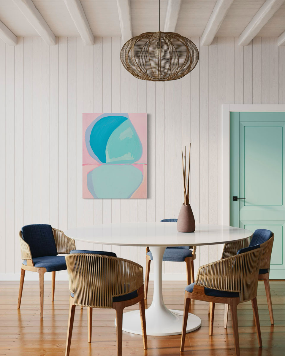 Blue (Golden) Ratio I - Original Painting *
