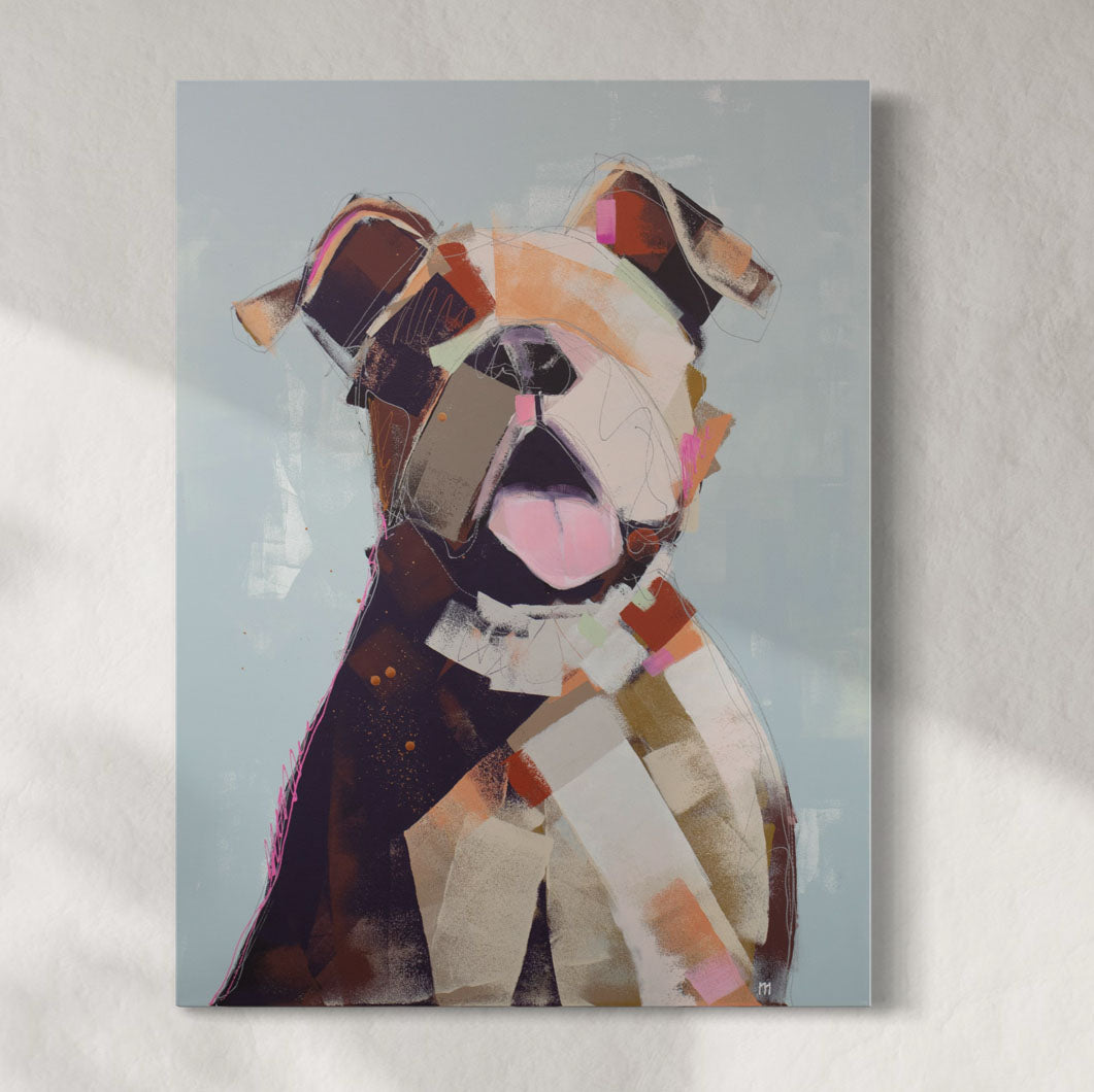 Pitbull - Original Painting *