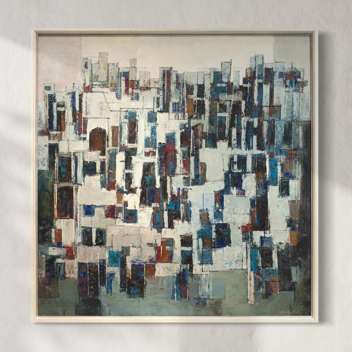 Medieval City - Original Modern Painting