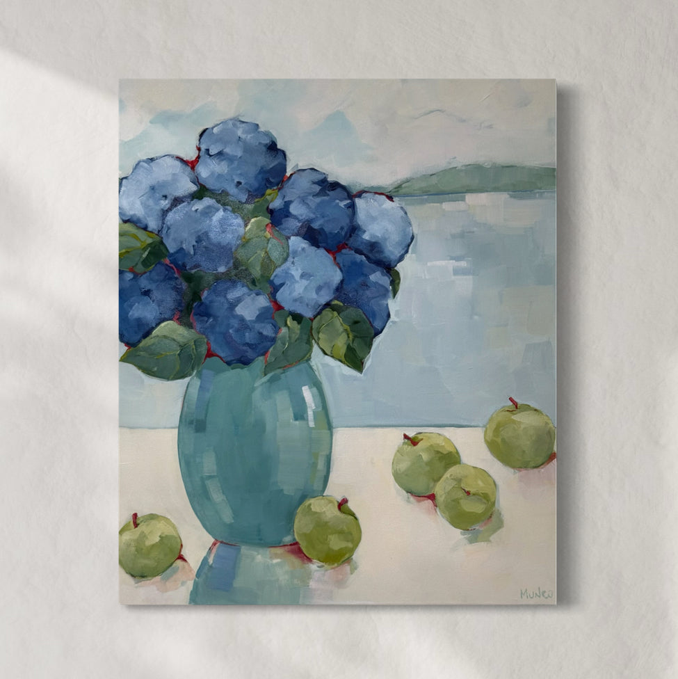 Summer Hydrangeas - Original Painting