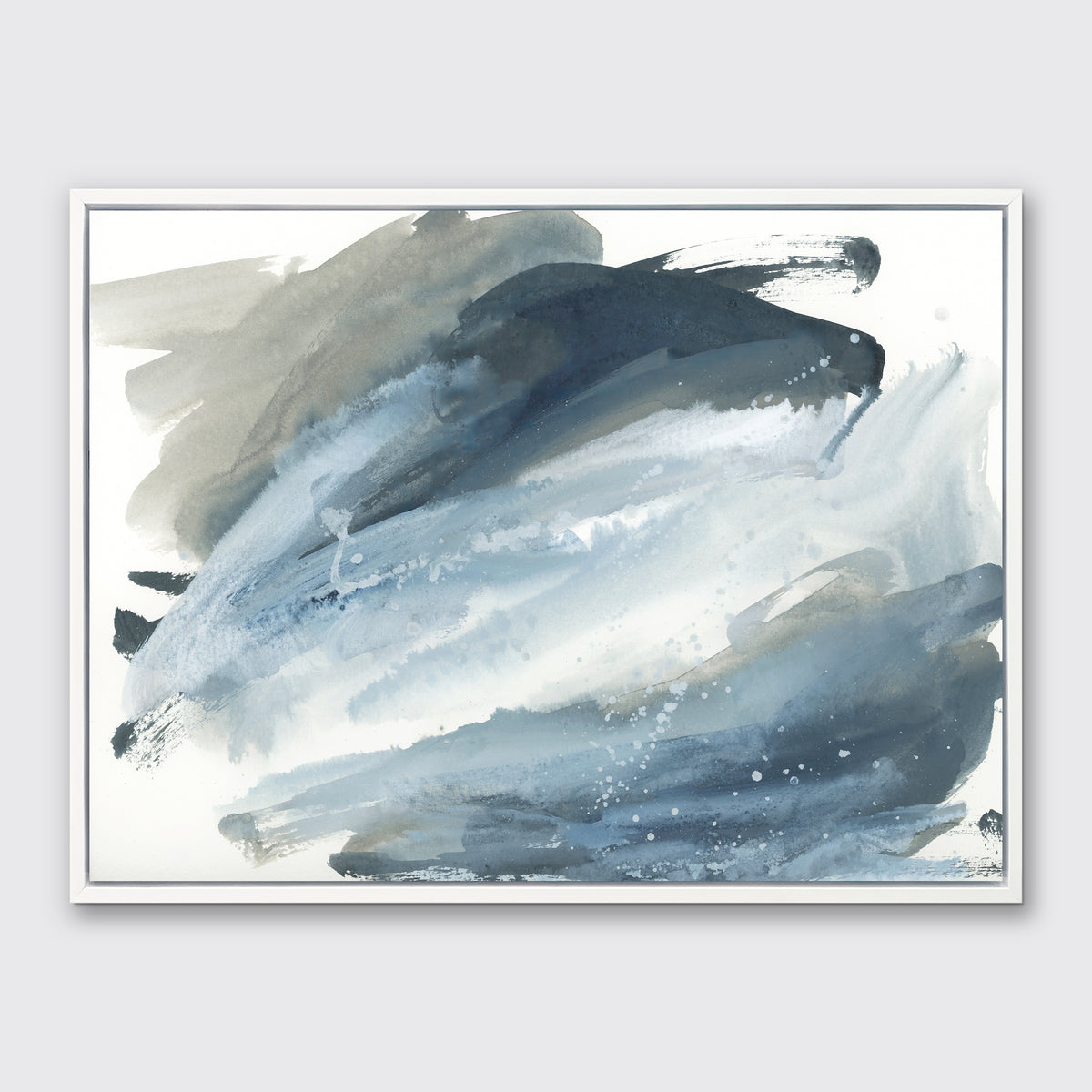 Symphony in Grey and Blue - Open Edition Canvas Print