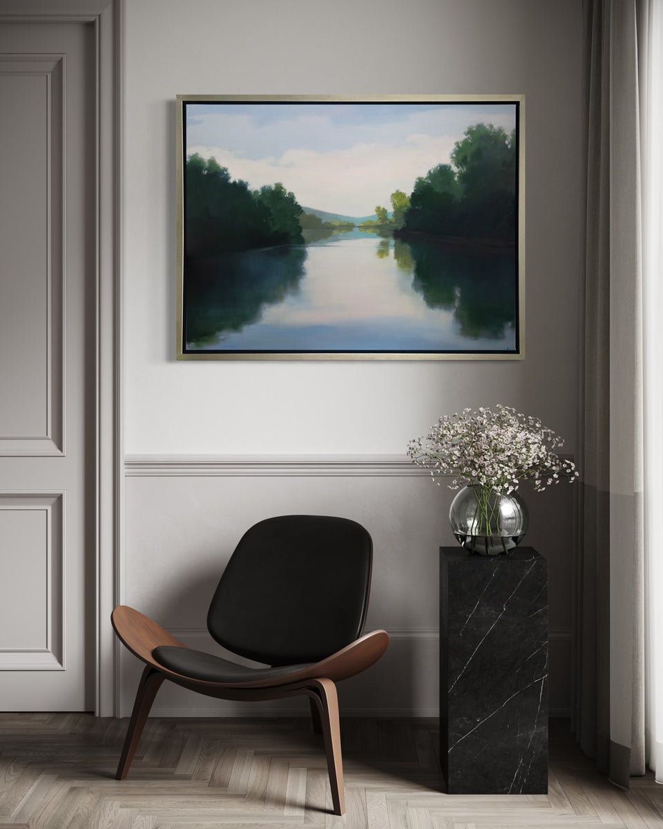 Touching Water - Open Edition Canvas Print