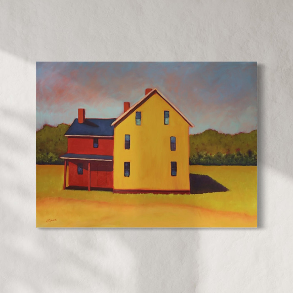 Vermillion & Ochre - Original Painting *