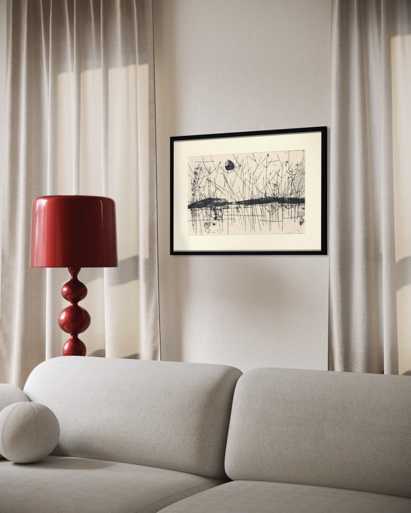 Winter Moon - Original Modern Painting *