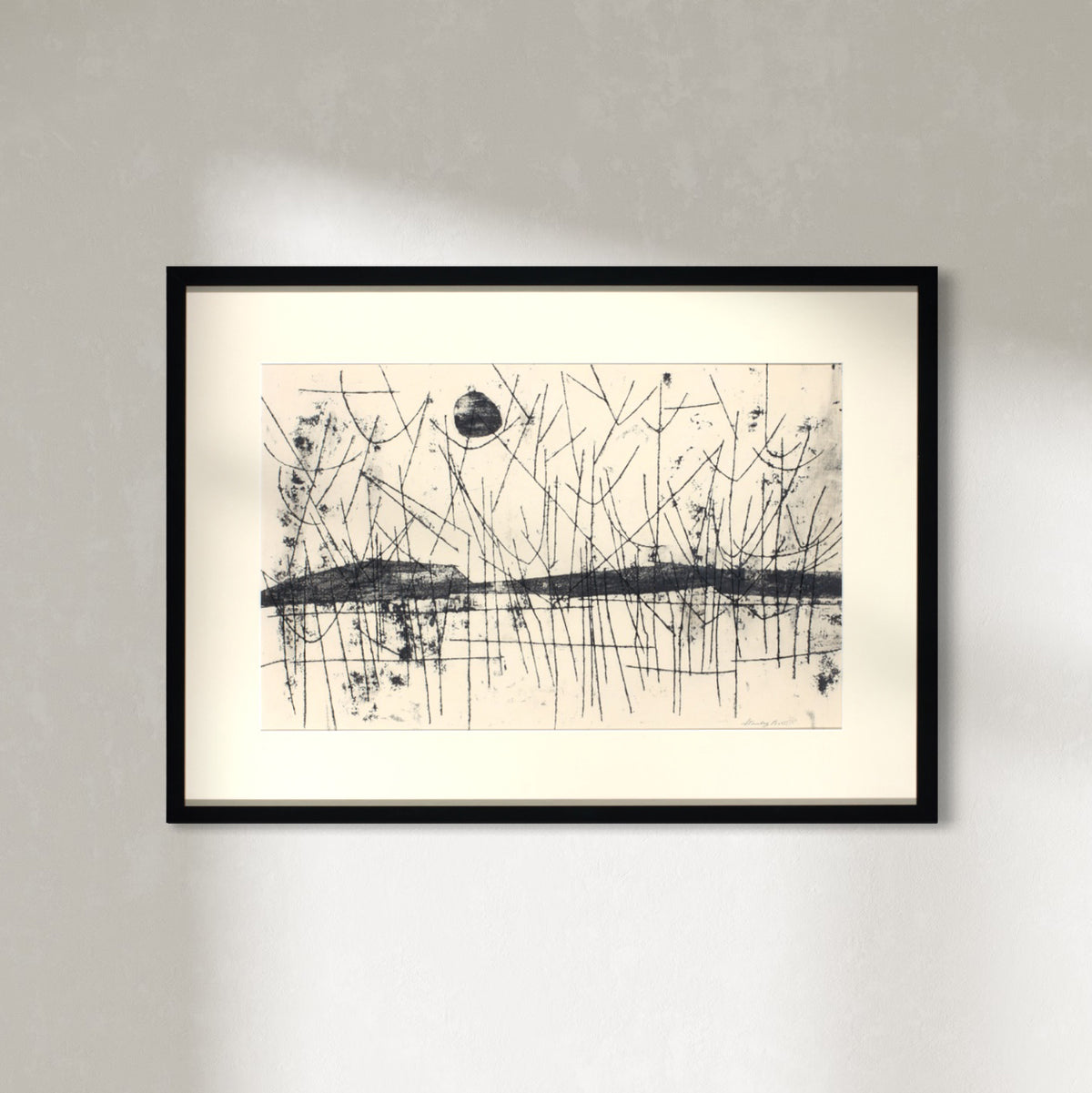 Winter Moon - Original Modern Painting *
