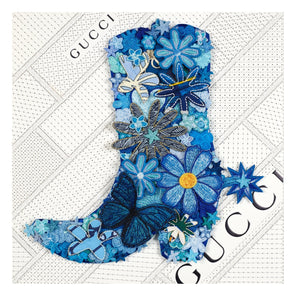 Chanel White Gypsy Boot