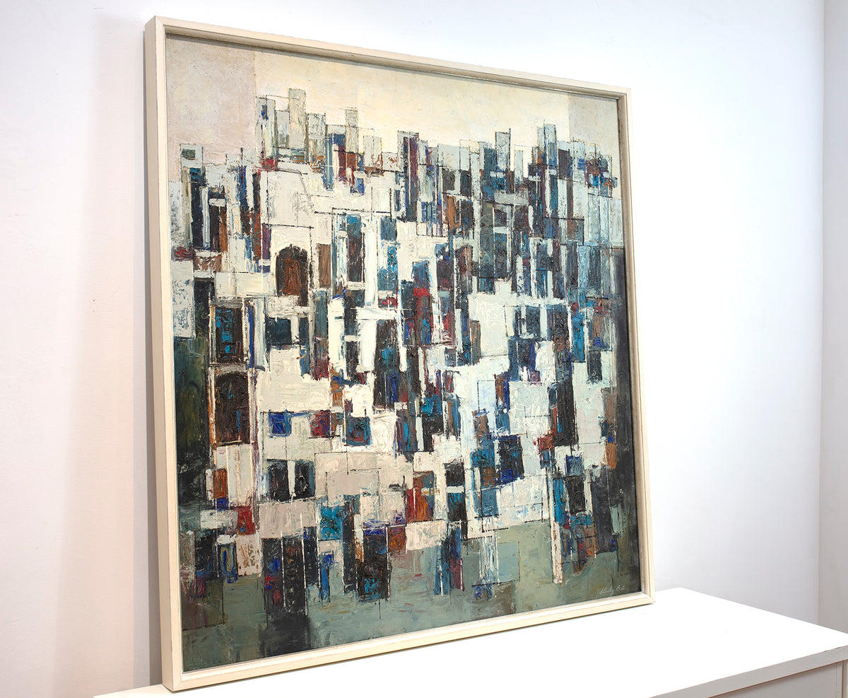 Medieval City - Original Modern Painting