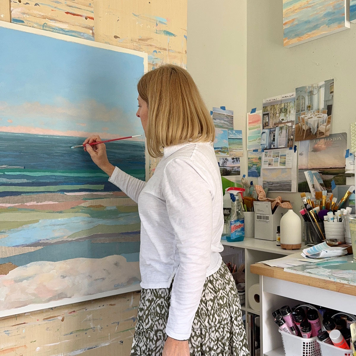 Pink Horizon 5 - Original Painting