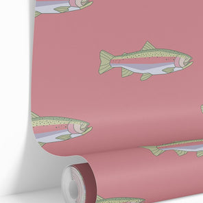 Pink Rainbow Trout Wallpaper