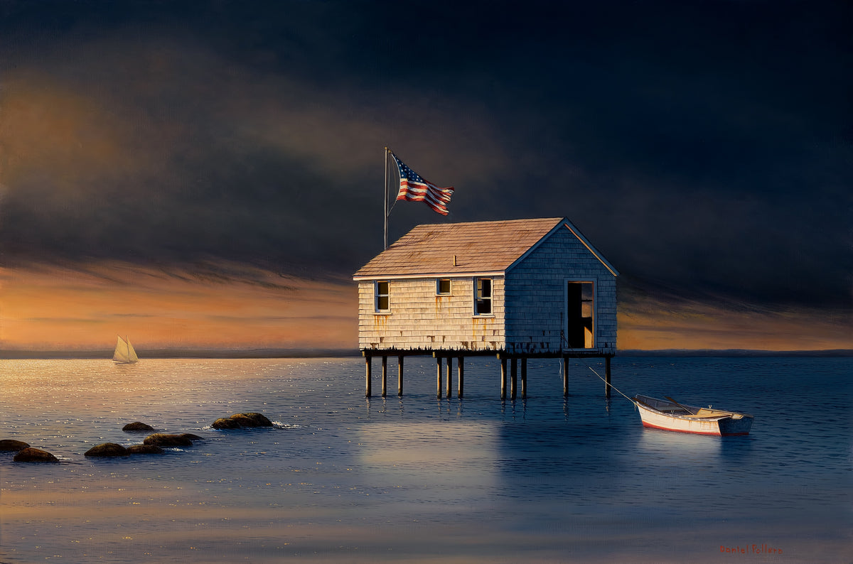 House On Stilts - Original Painting