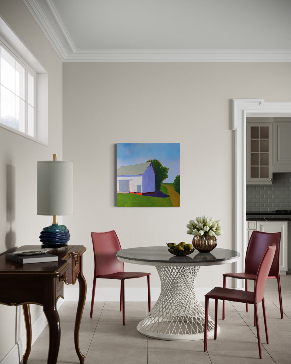 Wells Avenue Barn - Original Painting *