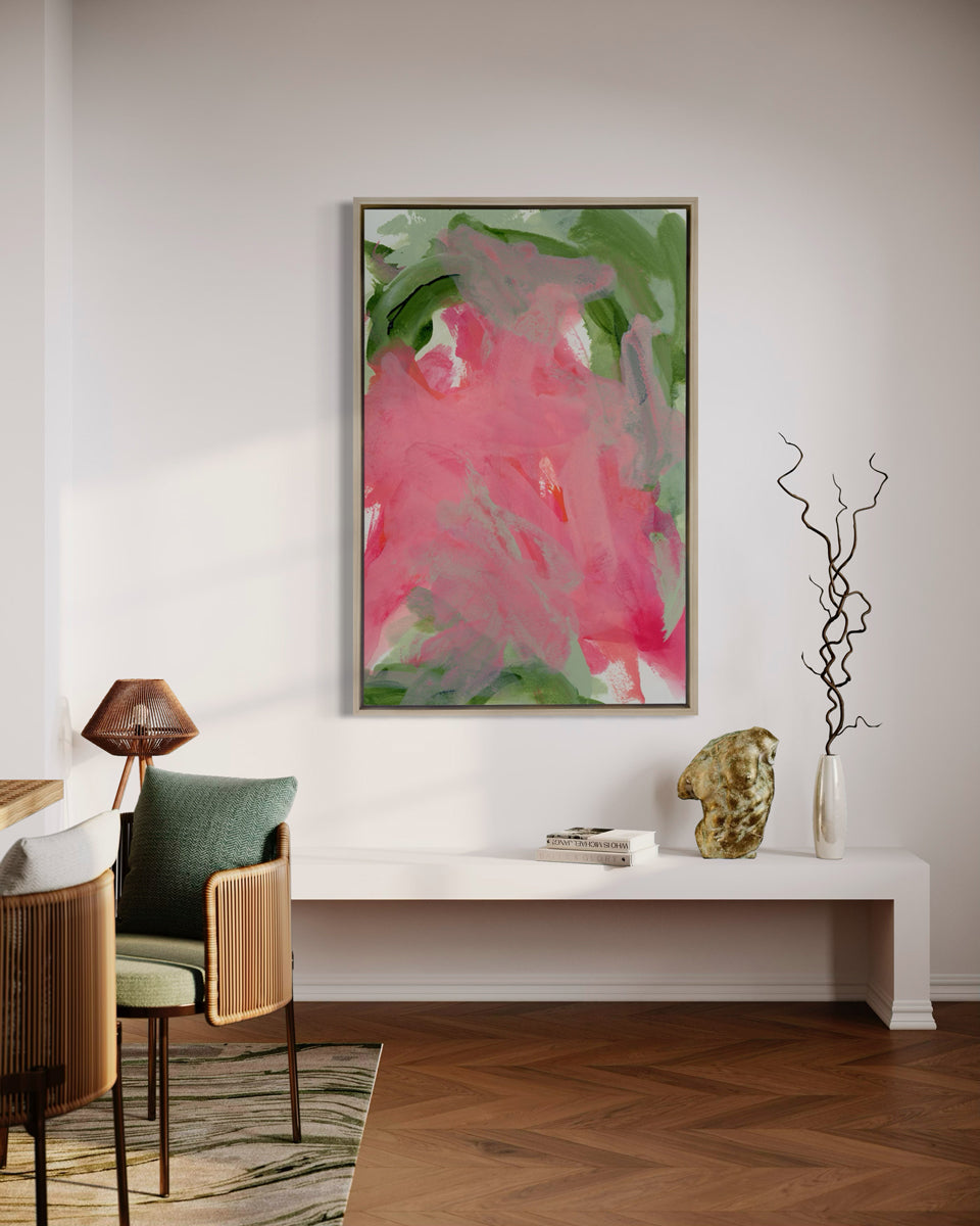 Climbing Roses - Open Edition Canvas Print