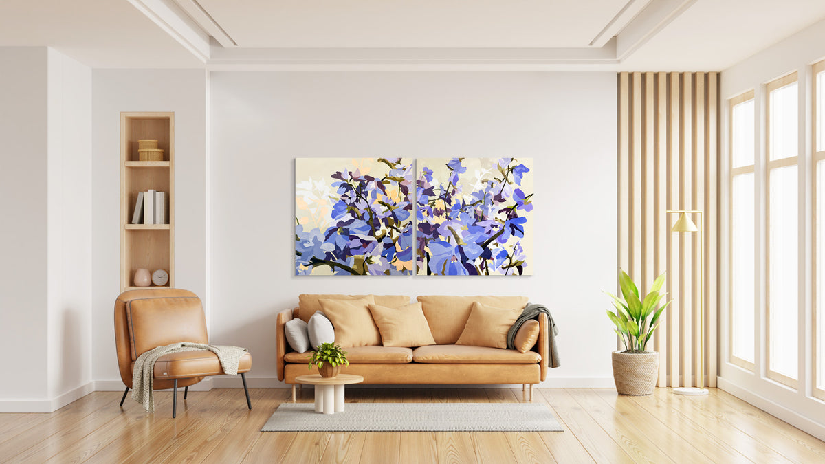 Blue Satin Sashes - Original Painting *