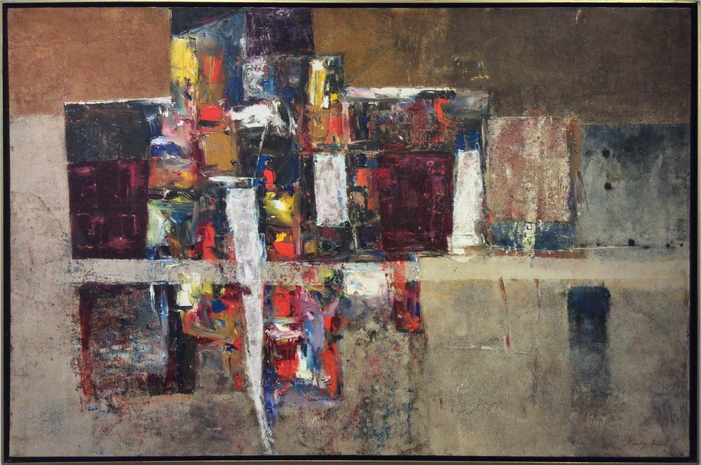 A modern painting by modern artist Stanley Bate.