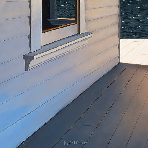 Detail of Daniel Pollera signature in "Eye of the Storm".