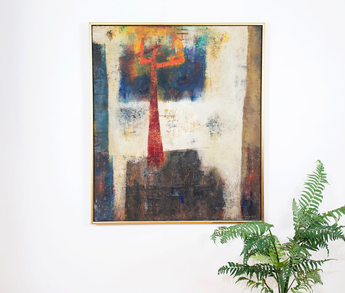 Helvetic Landscape - Original Modern Painting *