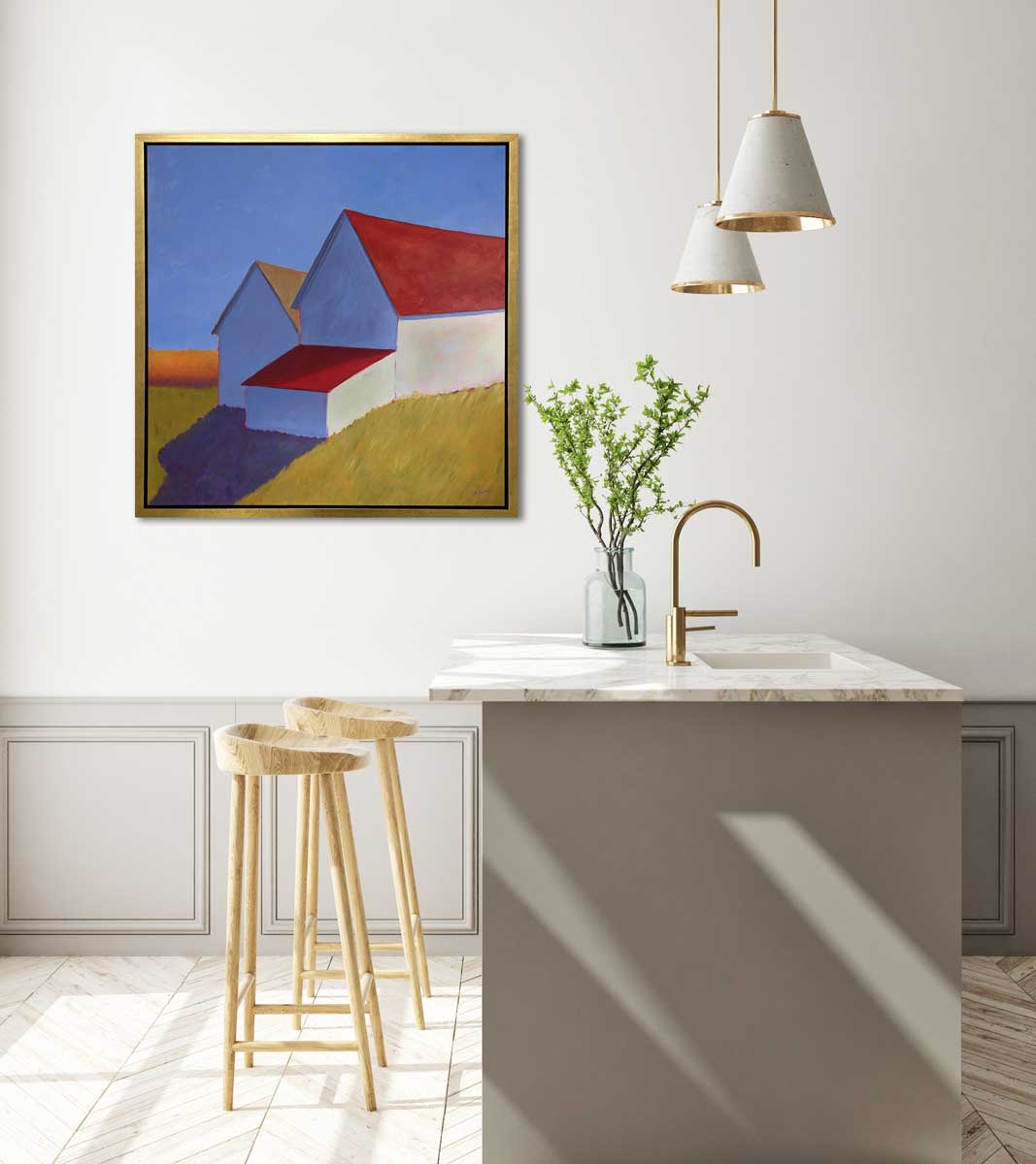 Hillside Pasture - Open Edition Canvas Print