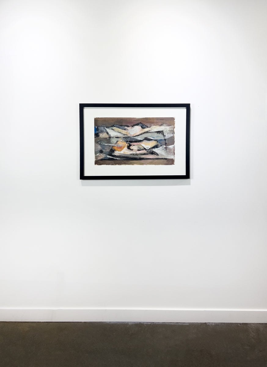 Marine I - Sunset - Original Modern Painting