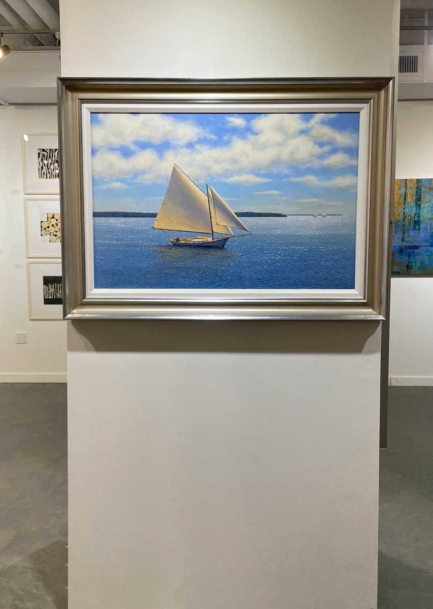 Out in the Open - Original oil by the late Daniel Pollera - 1953 - 2022