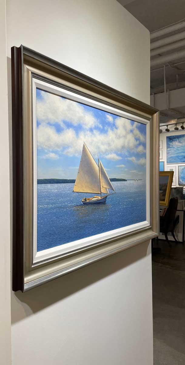 Out in the Open - Original oil by the late Daniel Pollera - 1953 - 2022
