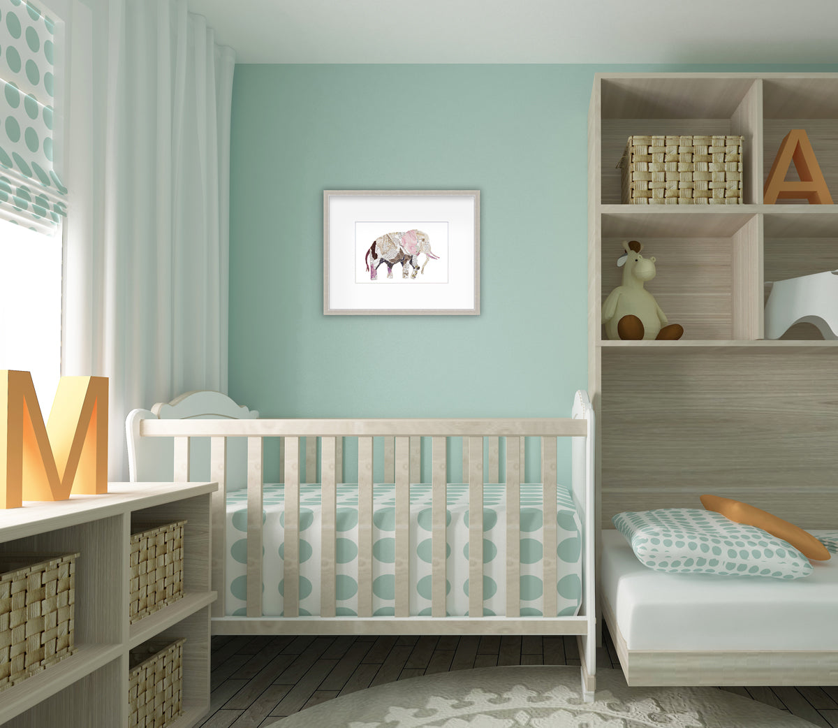 Patches the Elephant - Open Edition Paper Print