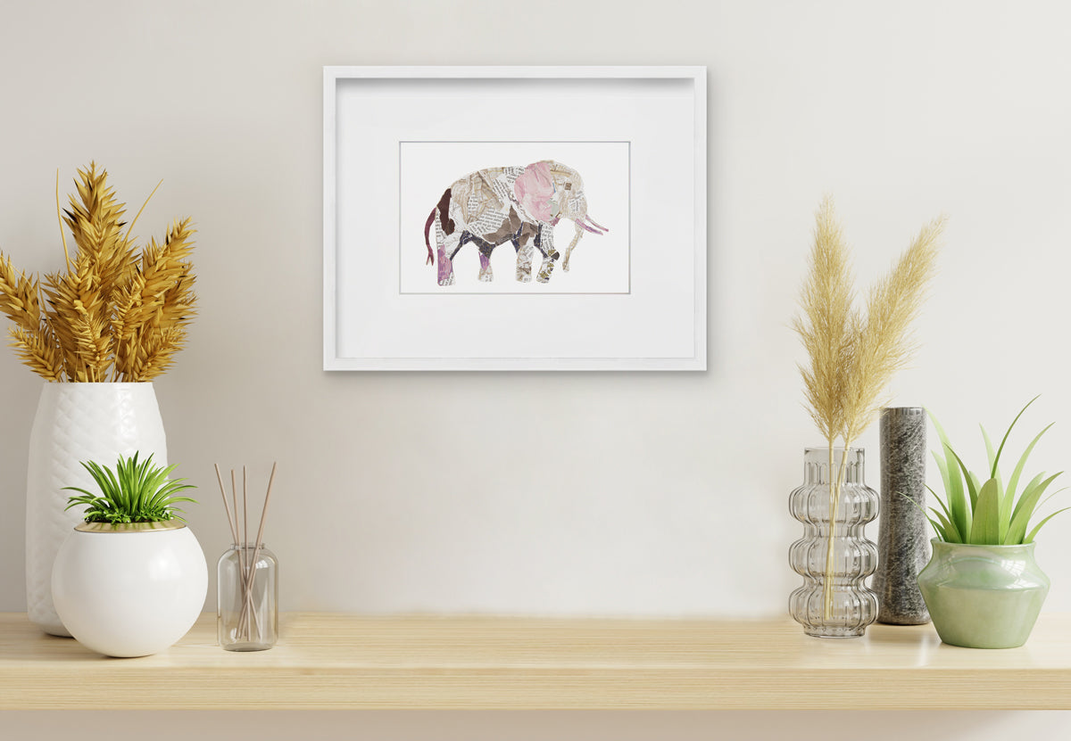 Patches the Elephant - Open Edition Paper Print