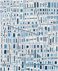The Blue City - Open Edition Print