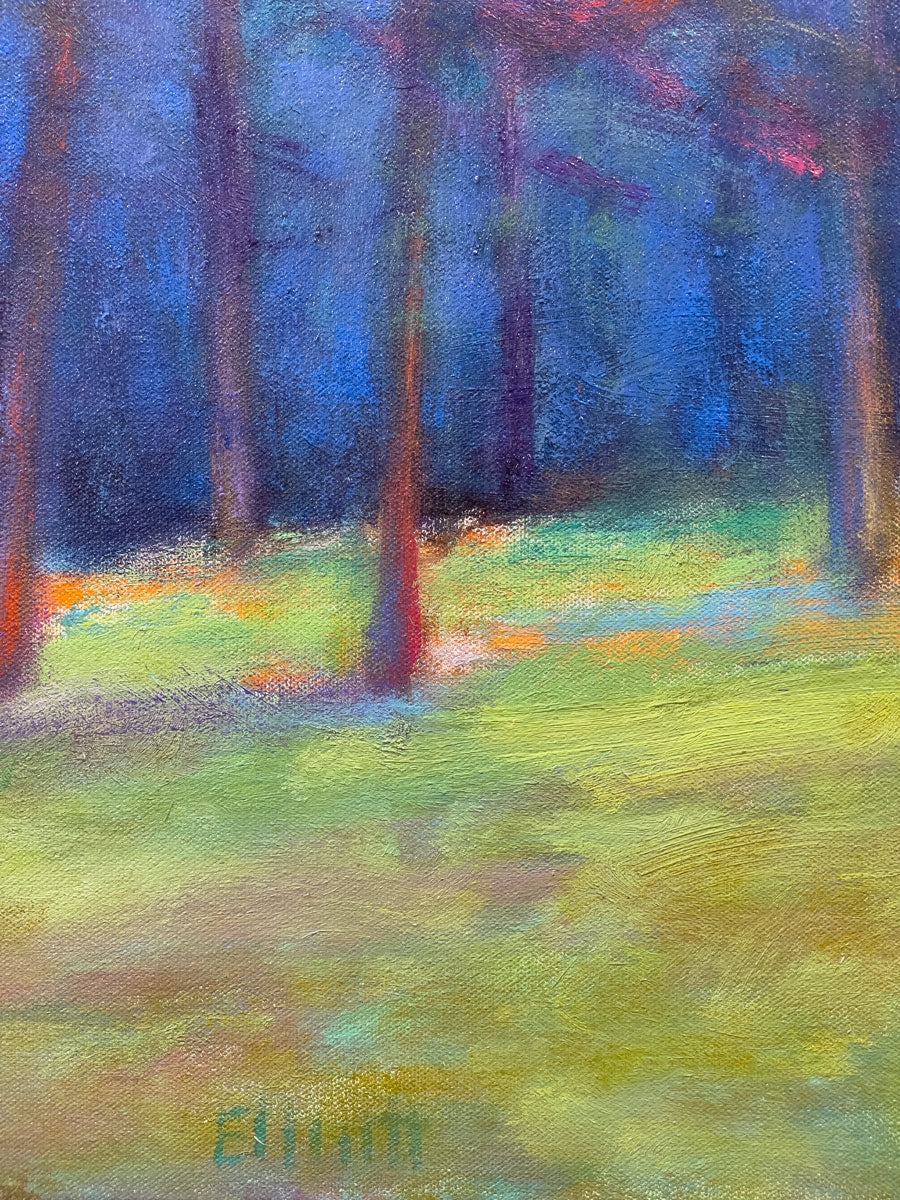 Warm Contrasts and Cool Blues - Original Painting