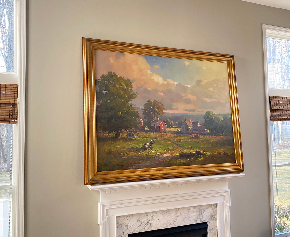 New England Farm - Original Painting *